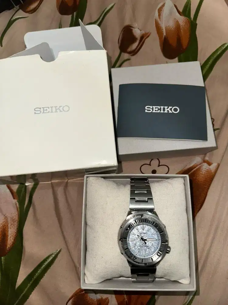 seiko prospex ice frost baby tuna limited model sbdy053