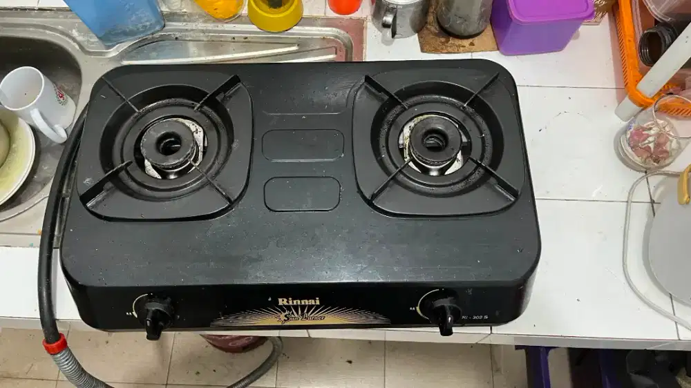 KOMPOR RINAI 2 TUNGKU & GAS 12KG