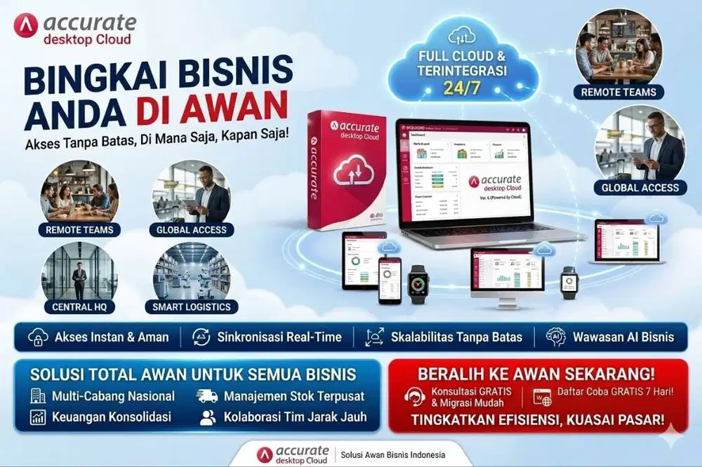 Accurate Desktop Cloud: Solusi Cerdas Mengonlinekan Accurate 5 Anda