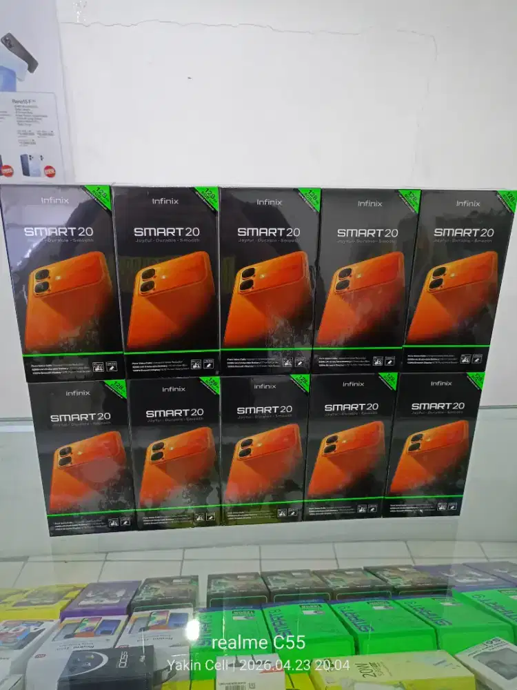 Infinix Smart 20 4+4/128 GB Helio G81 Layar 120Hz Garansi Resmi