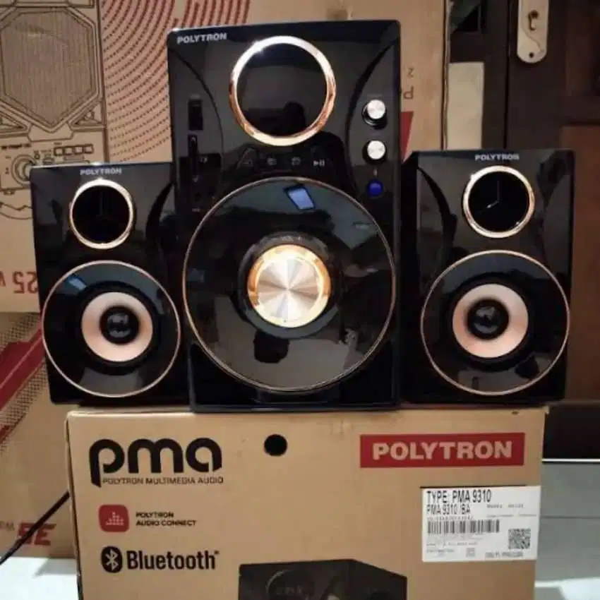 POLYTRON SPEAKER AUDIO PMA 9527 PMA9507 SUPER BASS BLUETOOTH FM RADIO