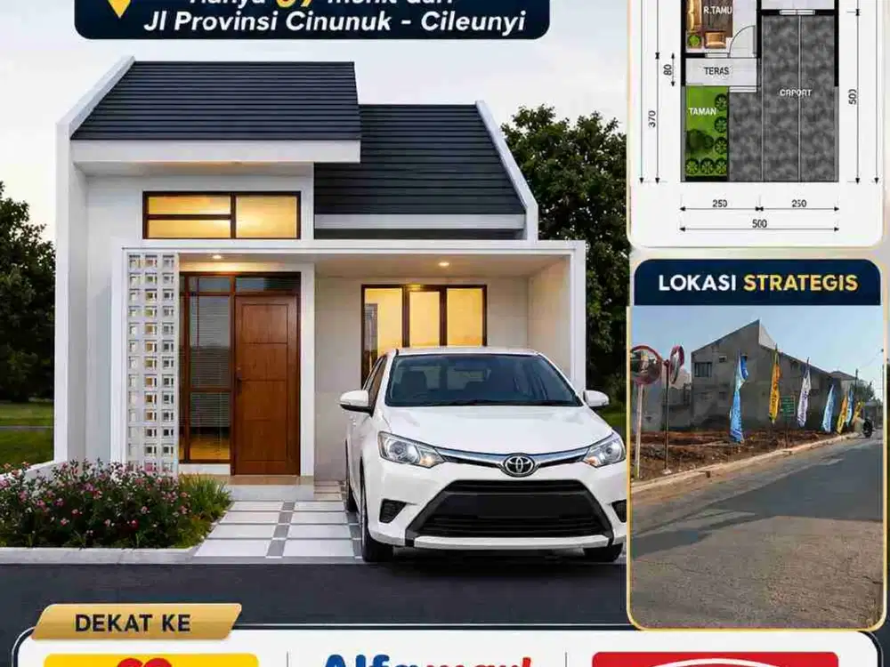 CLUSTER BANDUNG TIMUR STRATEGIS, PADAT PENDUDUK DEKAT MANGLAYANG REGENCY