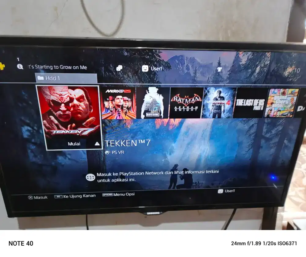 Jual ps4 slim 2 stik mulus
