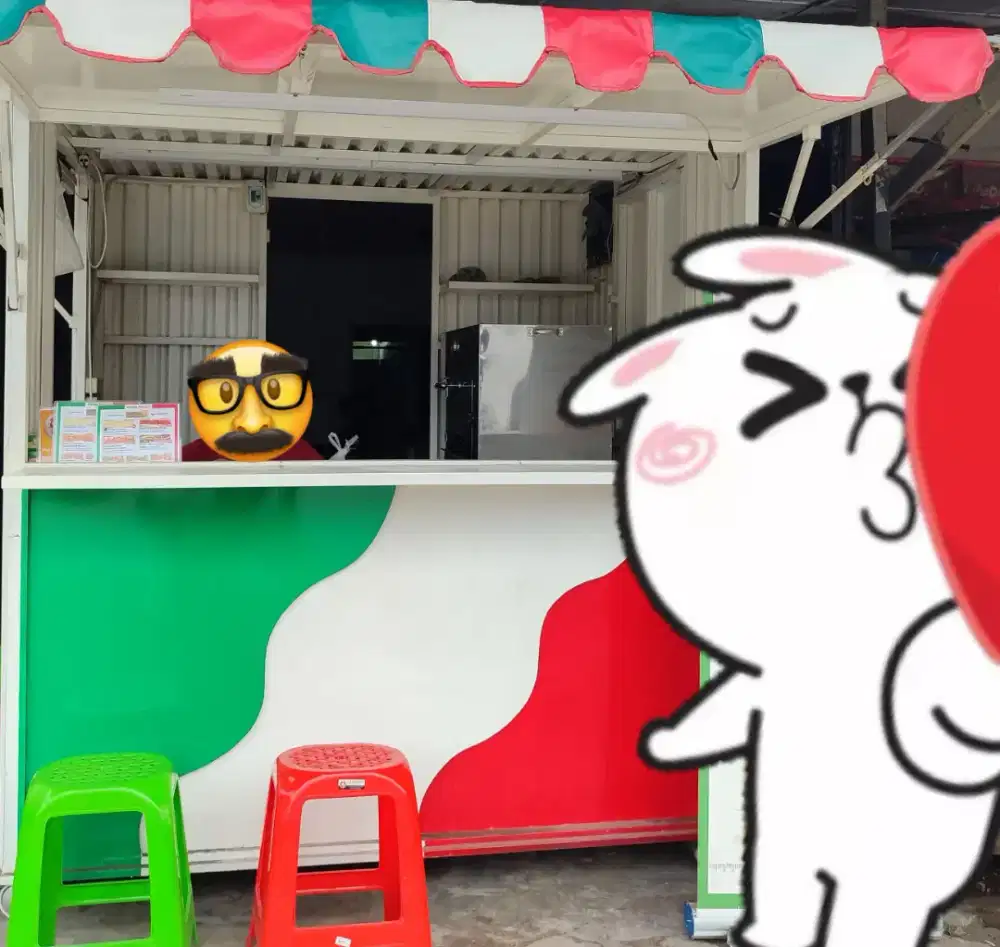 Dijual Kontainer bekas jual Pizza Panjang