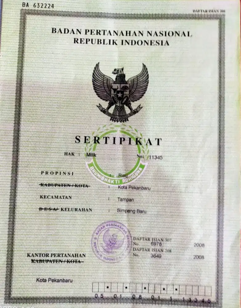 Di jual sebidang Tanah