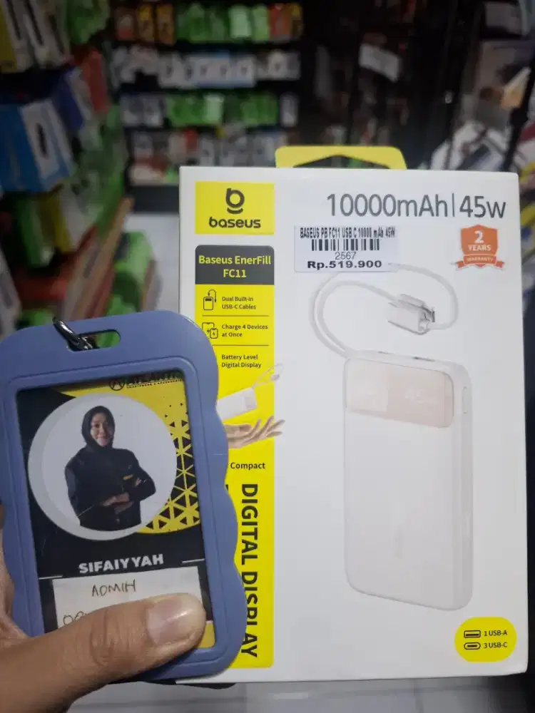BASEUS PB FC11 USB C 10000 MAH 45W | ATLANTIS DAHSYAT