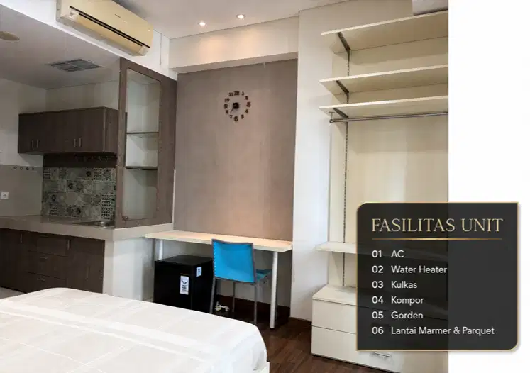 SIAP HUNI - Apartemen Puri Orchard Tipe Studio - Kualitas Bagus