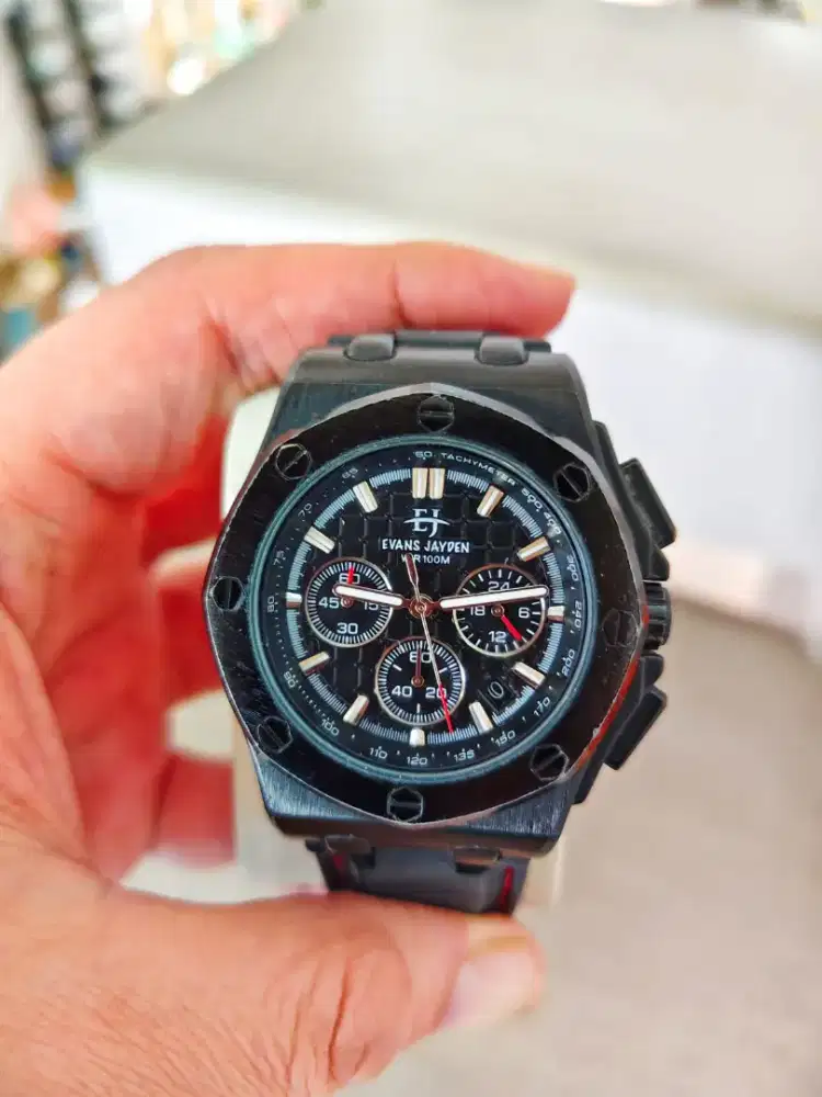 Evans Jayden EJ-9560 Sports AP Chronograph Black Original Fullset