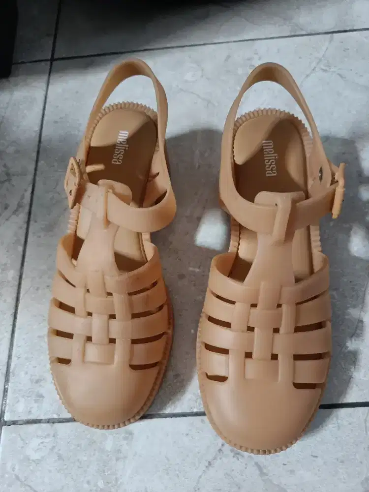 Sepatu Melissa Id Heel Ad Beige Size EU 40 Like New