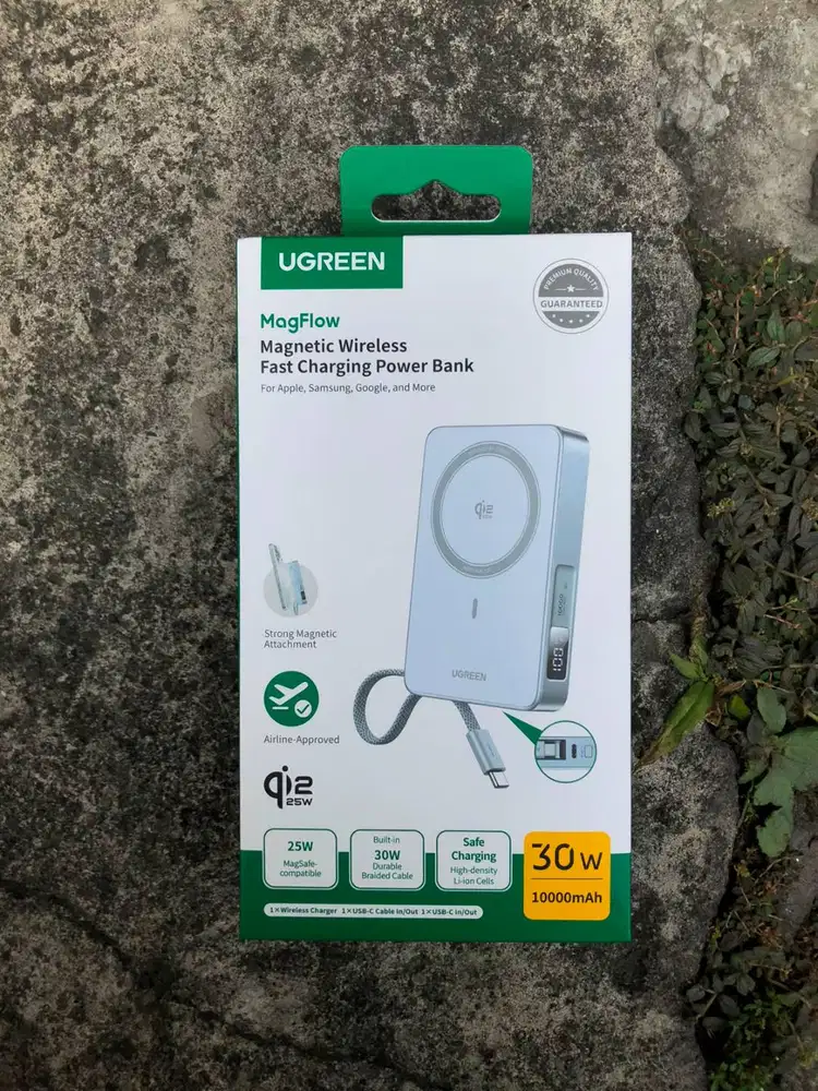 UGREEN MagFlow Magnetic Wireless Power Bank Qi2.2 25W