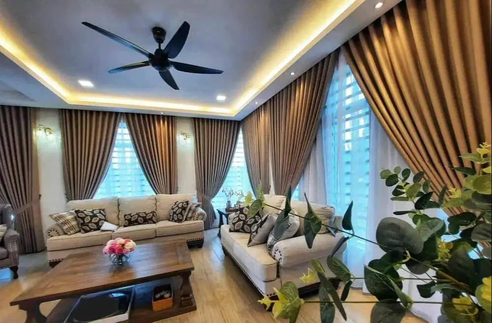 Menerima Pemasangan Gorden Wallpaper Dinding 3D Gordyn Hordeng Korden