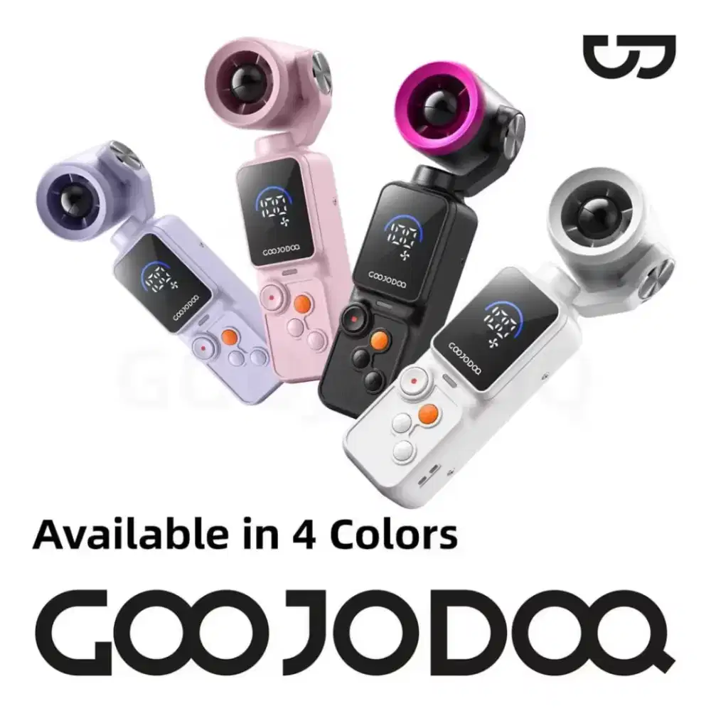 GOOJODOQ GFS028 HANDHELD FAN KIPAS ANGIN MINI PORTABLE GIMBAL STYLE
