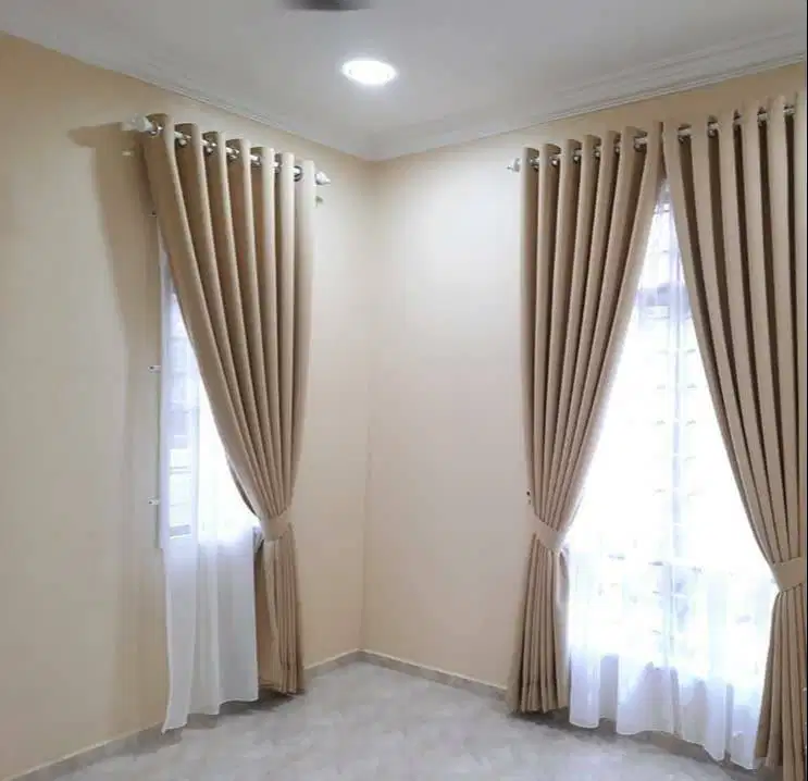 Jual Gorden Jendela & Pintu Gordyn Model Terbaru Wallpaper Dinding 3D