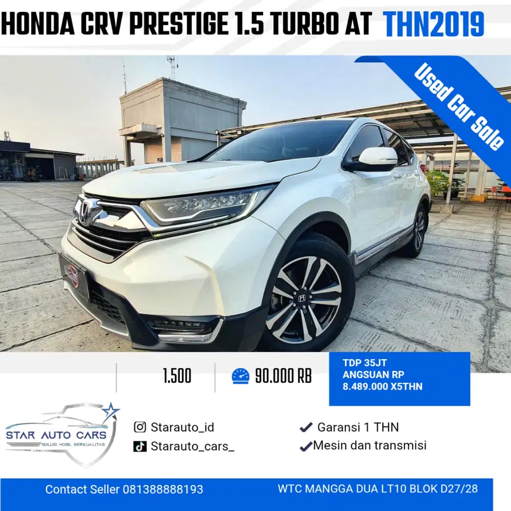 Honda CR-V PRESTIGE TURBO 1.5 AT