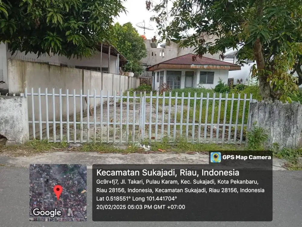 Tanah kosong cocok untuk Kos 500 m dari kantor gubernur Riau