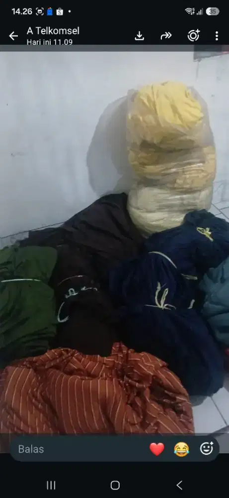 KAIN KONVEKSI METERAN BAHAN KATUN TEBAL