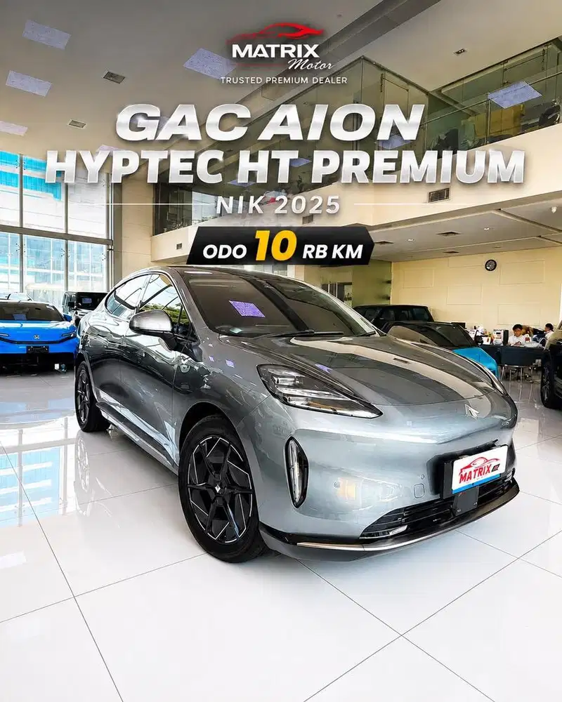 GAC Aion Hyptec HT Premium Nik 2025 Grey on Black Siap pakai