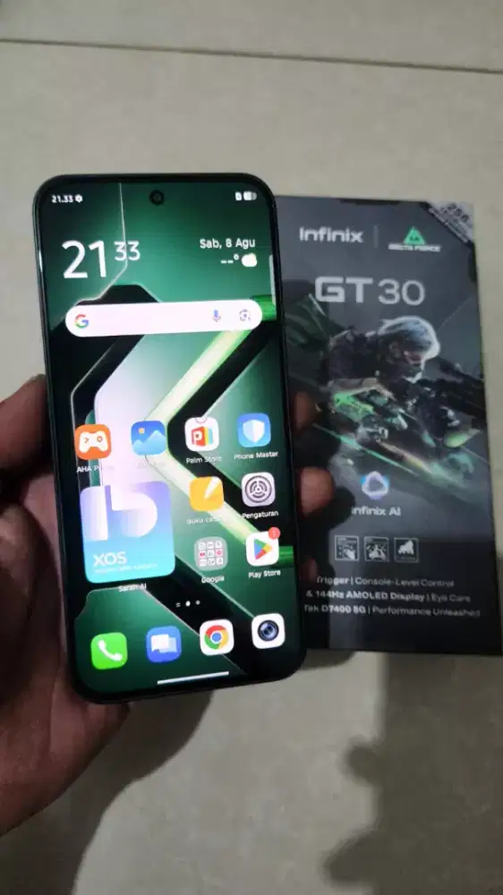 Infinix GT30 5G Ram 8+8/256gb Fullset