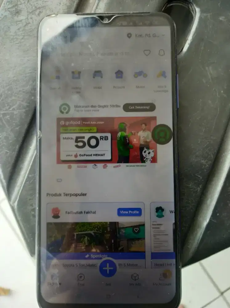 Poco m3  biru kondisi normal