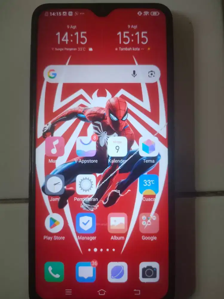 Hp Vivo ram 8GB Rom 256GB