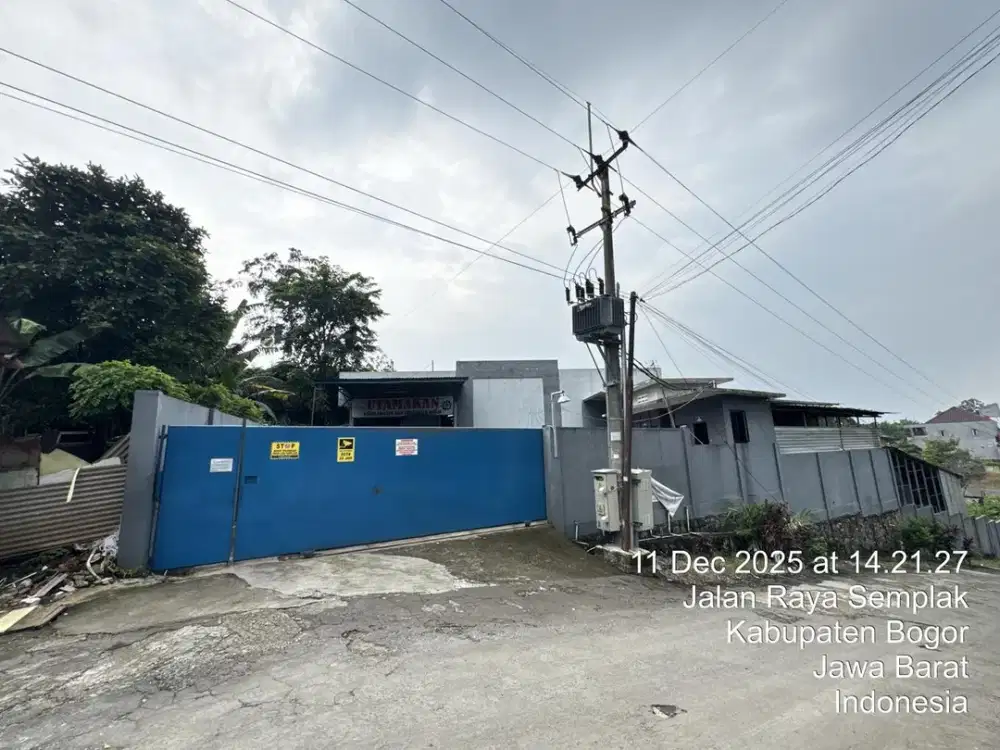 Dijual Lelang Gudang Jalan Perum Puri Kemang Asri Kp. Salabenda, Kelurahan Kemang, Kecamatan Kemang, Kabupaten Bogor