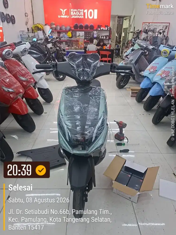 Sepeda listrik Uwinfly tipe D66A