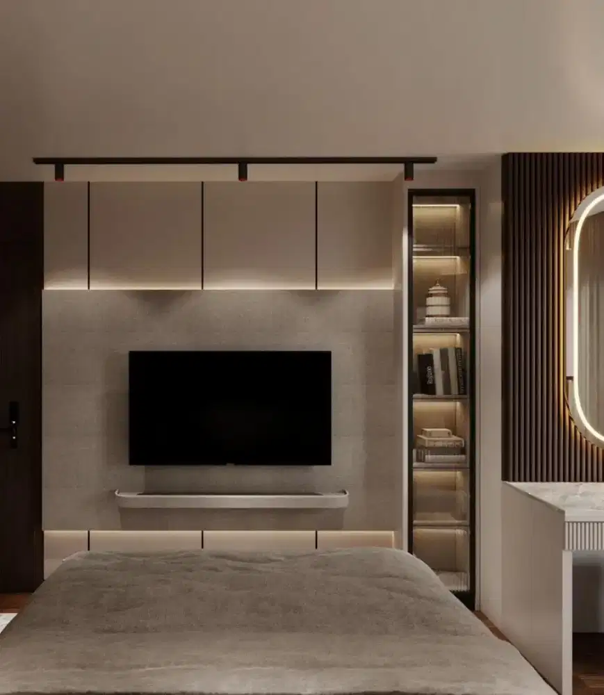 Backdrop TV minimalis