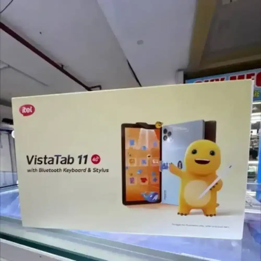 Tablet itel vista tab 11 4/128 bisa kartu SIM card sinyal 4G LTE
