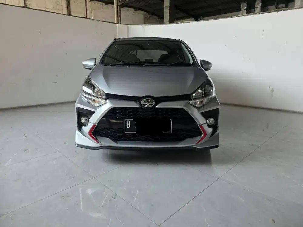 Low km 36rhan Toyota Agya G TRD AT ( Matic ) 2021 Silver Mulus genap