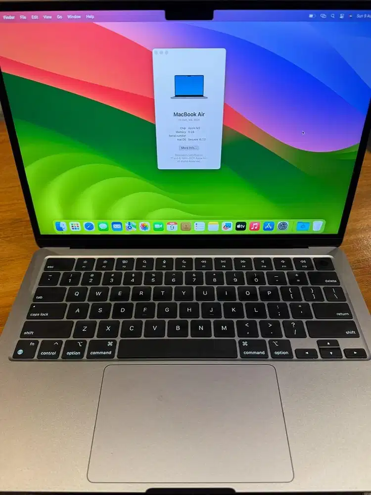 Macbook Air M3 8/256GB iBox Max Capacity 99%