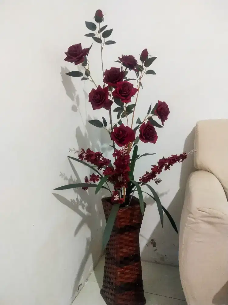 DIJUAL SATU SET BUNGA MAWAR HIAS