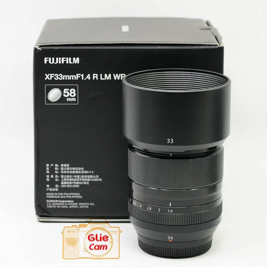 Fujifilm XF 33mm f1.4 R LM WR Fujinon
