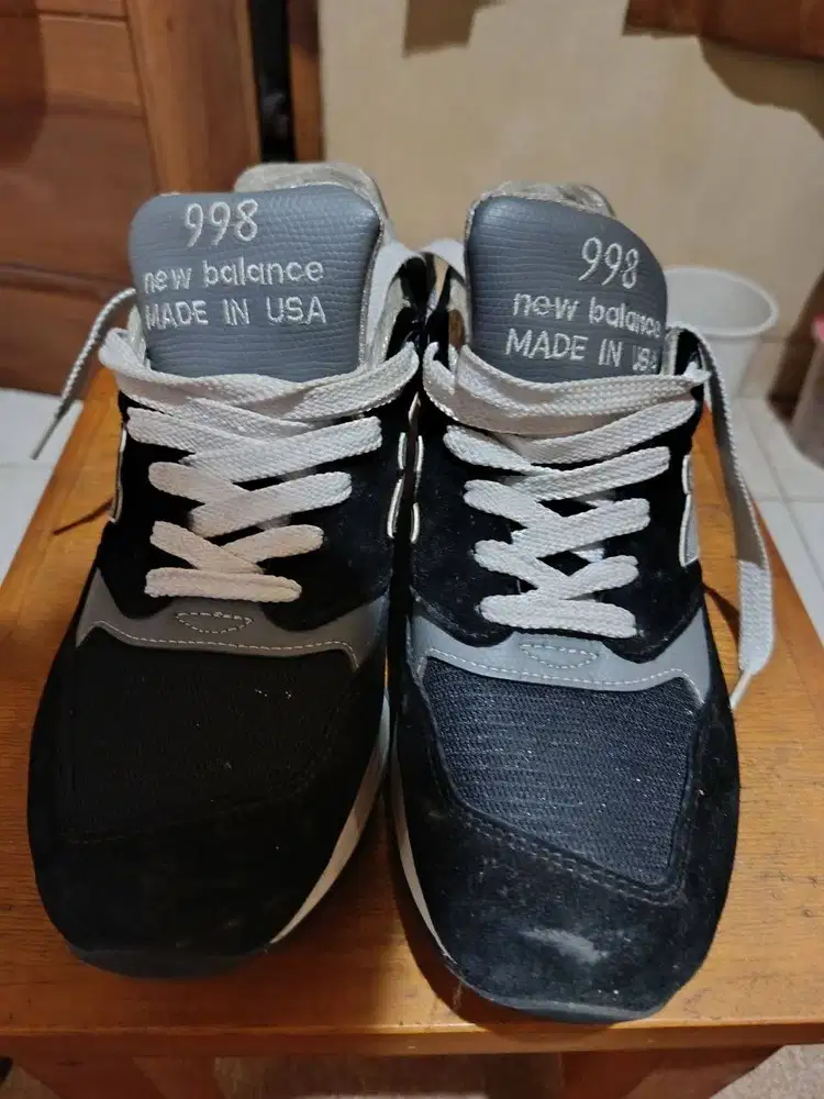 Limited New balance 998 Made In USA Black Silver 43 EU