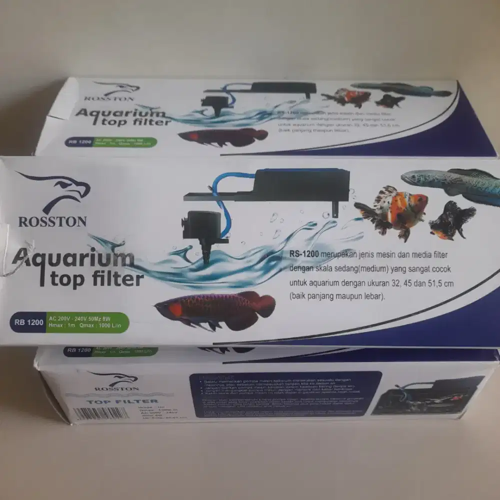 Top Filter Aquarium 1 set Merk Rosston RS-1200