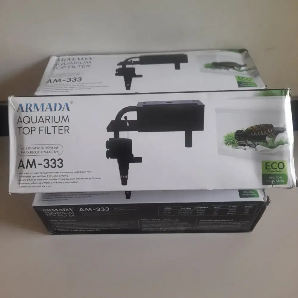 Top Filter Aquarium 1 set Merk Armada AM-333