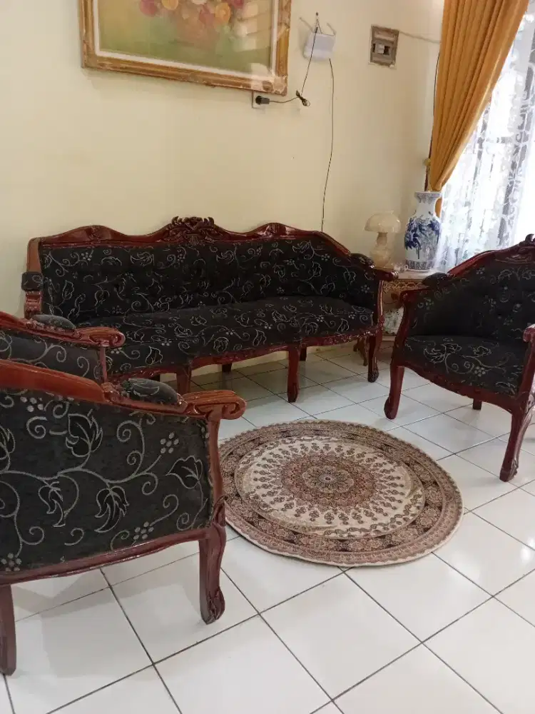 Kursi Bangku Sofa Jati