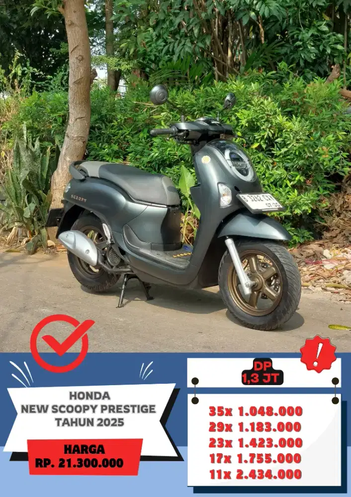 Honda Scoopy Prestige Tahun 2025 KM 5000