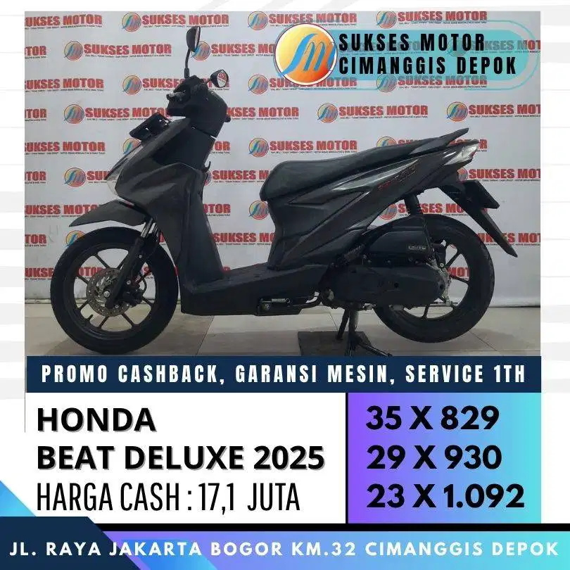 BEAT DELUXE 2025 TERMURAH CASH KREDIT CICILAN RINGAN