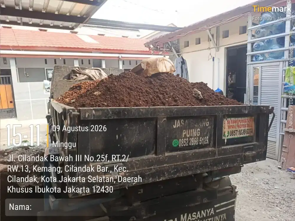 Jasa buang puing dan buang sampah