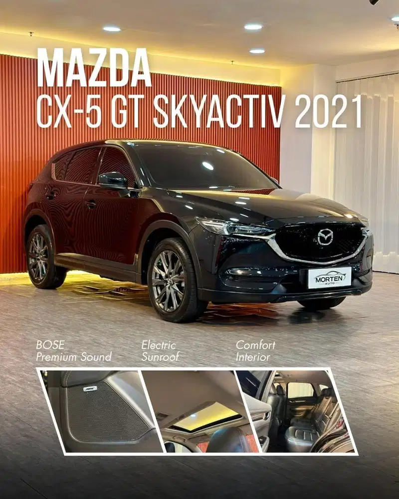 [ KM 76rb ] Mazda CX-5 GT SKYACTIV 2021, Hitam