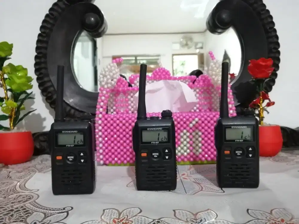 HT handy talkie Alinco 3 bh murah normal