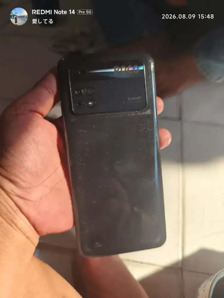 HP poco m4 pro  warna hitam