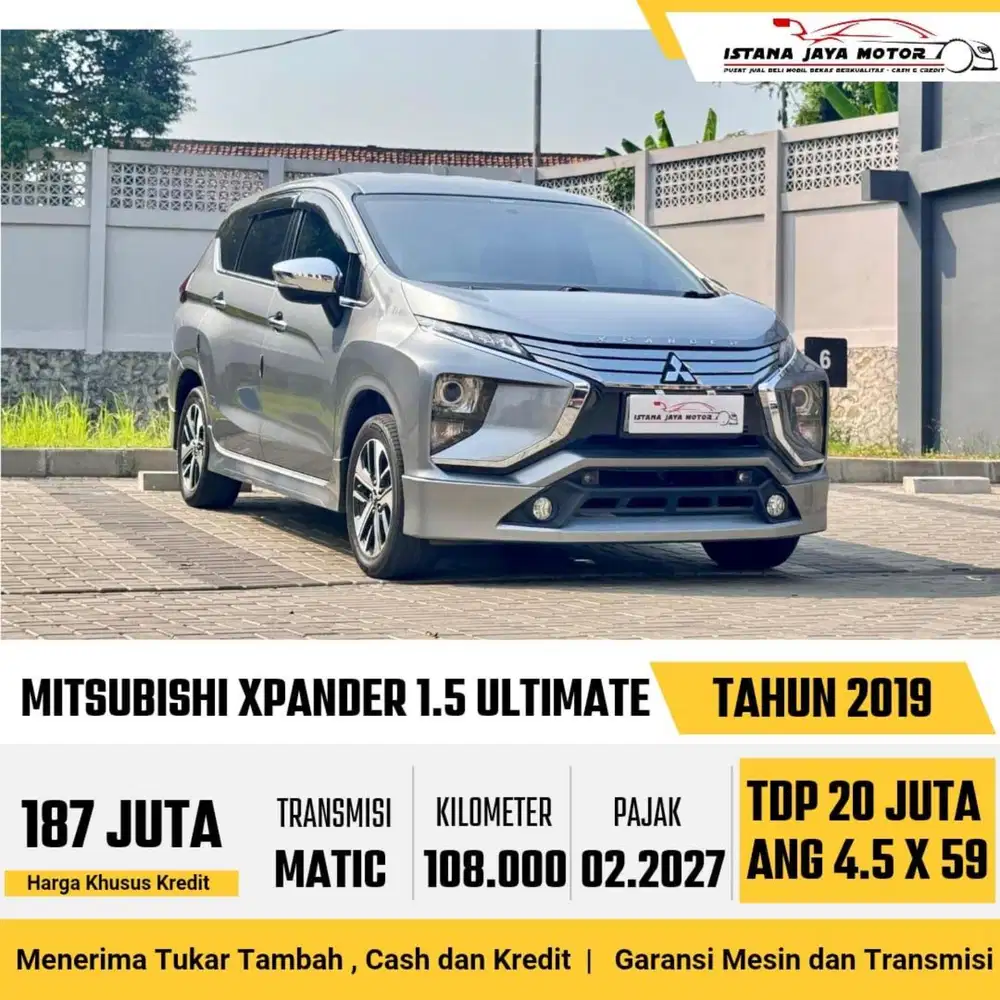 Mitsubishi Xpander Ultimate AT th 2019 #istana jaya motor