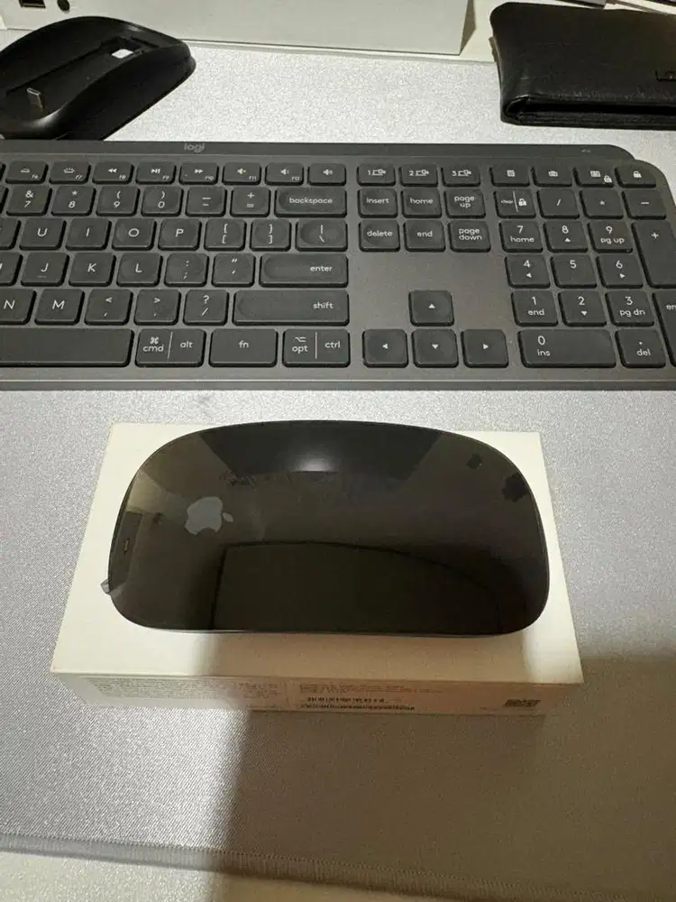 Preloved Apple Magic Mouse Type C- Black Garansi Resmi Panjang