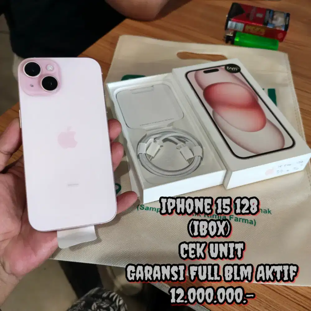 Iphone 15 128 (iBox) Cek Unit