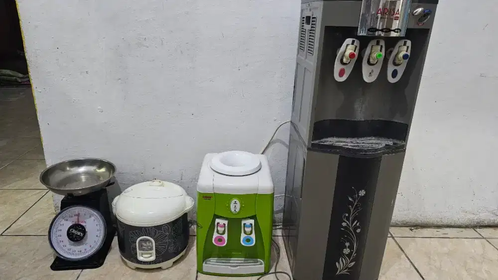 Dispenser galon atas, Magic Com & Timbangan