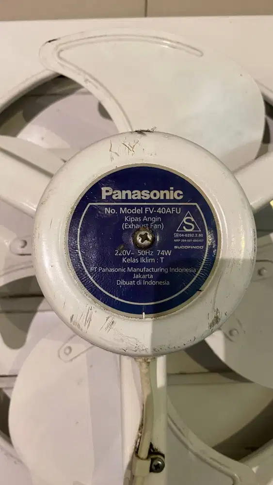 PANASONIC EXHAUST FAN / HEXOS DINDING FV-40AFU / FV 40AFU (16 INCH)