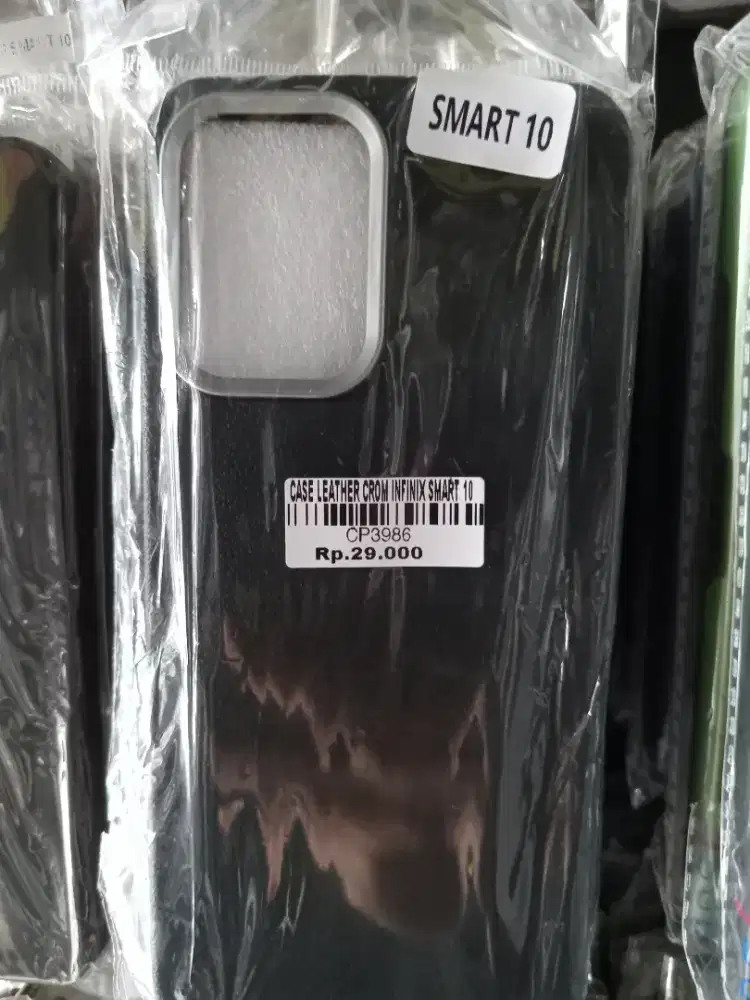 CASE LEATHER CROME INFINIX SMART 10 ATLANTIS DAHSYAT