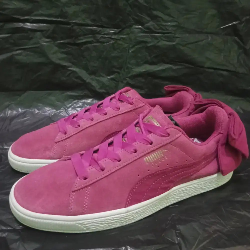 SEPATU PUMA KULIT SOEDE-SIZE 41/26, 5-MULUS