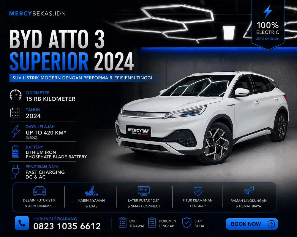 KM 15 rb BYD ATTO 3 SUPERIOR 2024